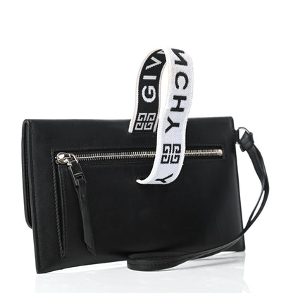 Givenchy Calfskin 4G Flap Pouch Black 3 of 7