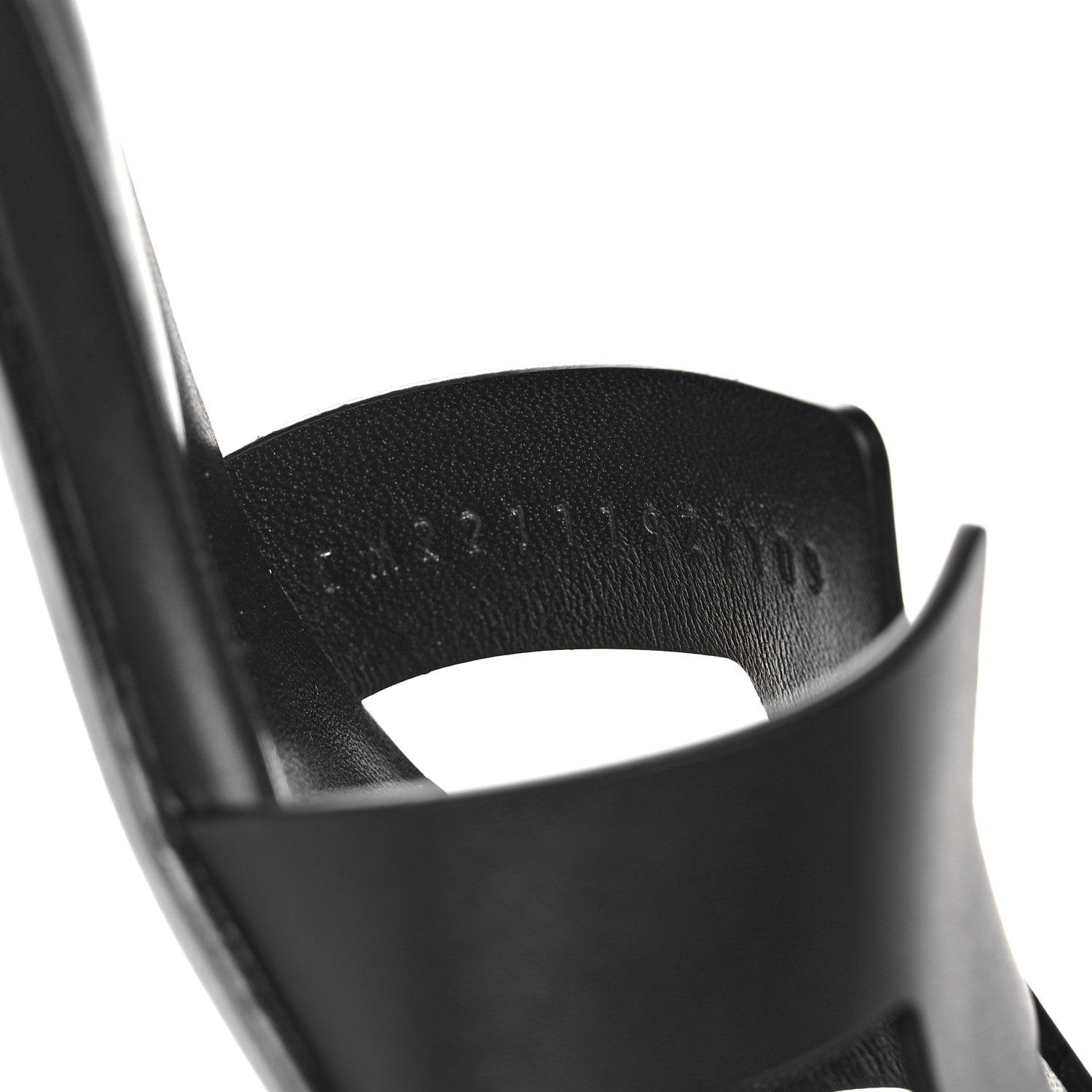 Hermes Calfskin Encens 50 Sandals 36 Black 8 of 9