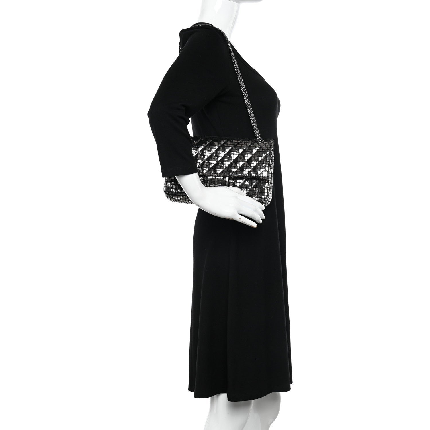 Chanel Mirror 2.55 Reissue 225 Flap Silver 2 of 11
