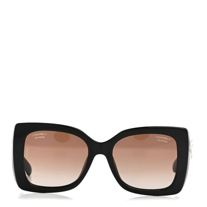Chanel Square Polarized CC Sunglasses 5494-A Black 2 of 8