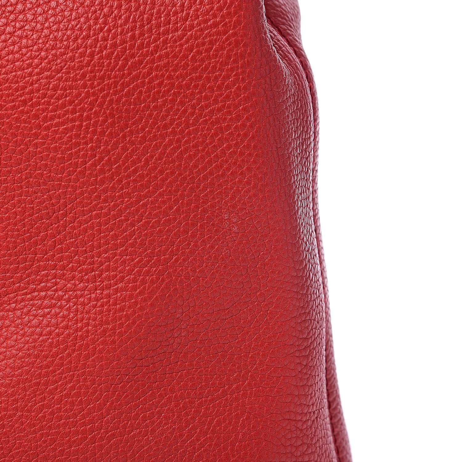 Gucci Pebbled Calfskin Large Soho Hobo Tabasco Red 8 of 15
