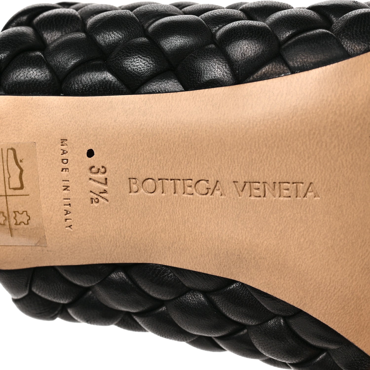 Bottega Veneta Nappa Padded Intreccio The Curve Sandals 37.5 Fondant 6 of 9