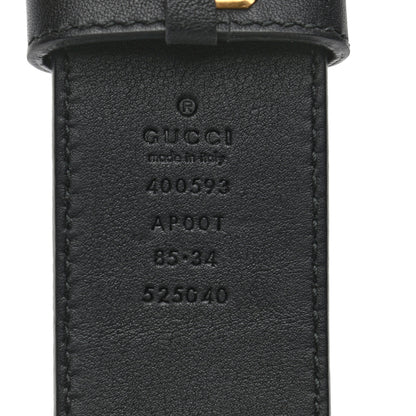 Gucci Calfskin Double G 40mm Belt 85 34 Black 5 of 6