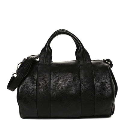 Alexander Wang Pebbled Lambskin Rocco Black Pale Gold Hardware 1 of 8