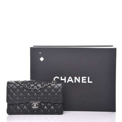 Chanel Caviar Quilted Medium Double Flap Black 9 of 9