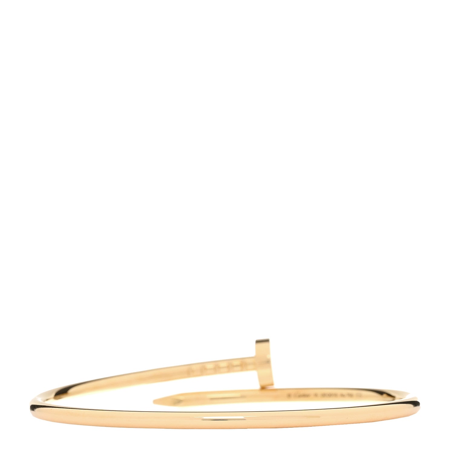 Cartier 18K Yellow Gold Small Juste Un Clou Bracelet 15 3 of 6