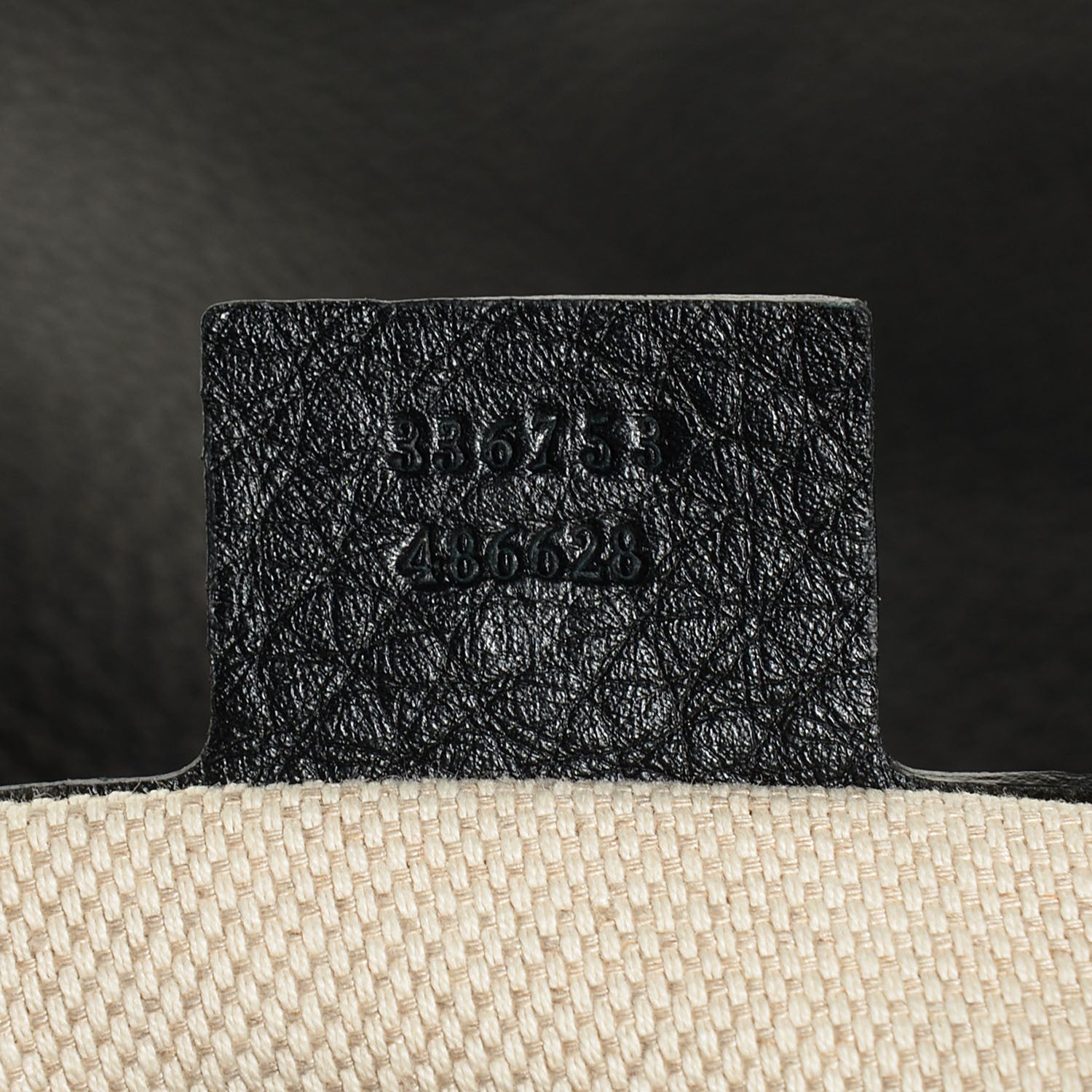 Gucci Pebbled Calfskin Medium Soho Clutch Black 6 of 8