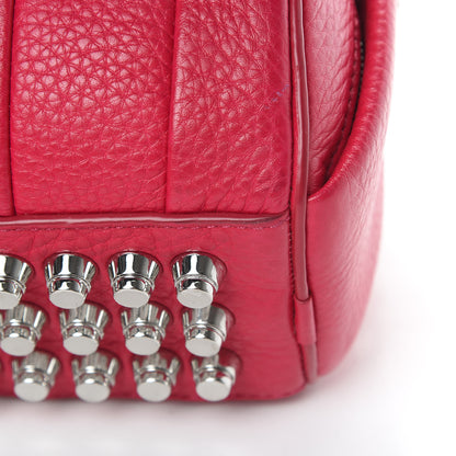 Alexander Wang Pebbled Lambskin Mini Rockie Fuchsia Rhodium Hardware 10 of 11