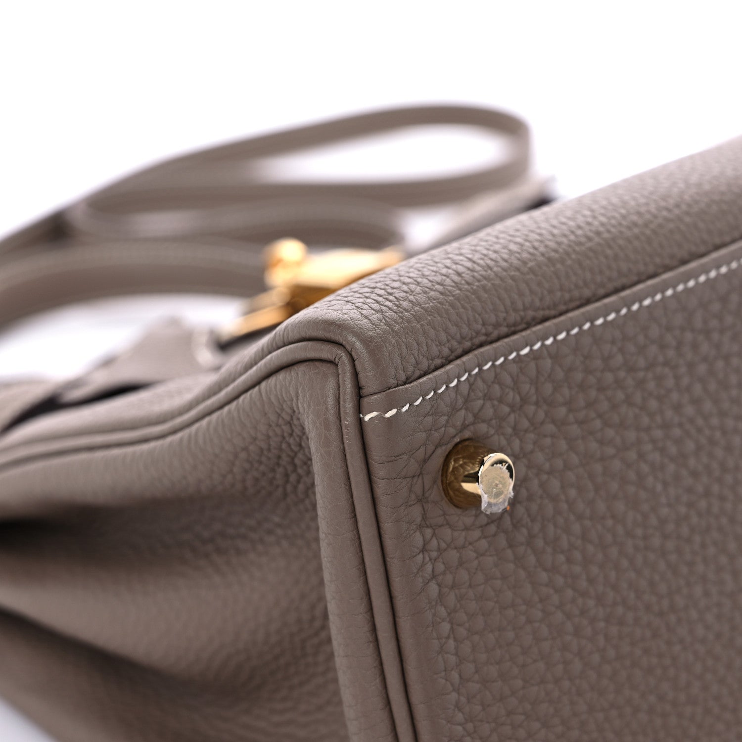 Hermes Togo Kelly Retourne 28 Etoupe 8 of 12