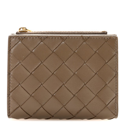 Bottega Veneta Nappa Intrecciato Small Bi-Fold Zip Wallet Pinecone 1 of 6