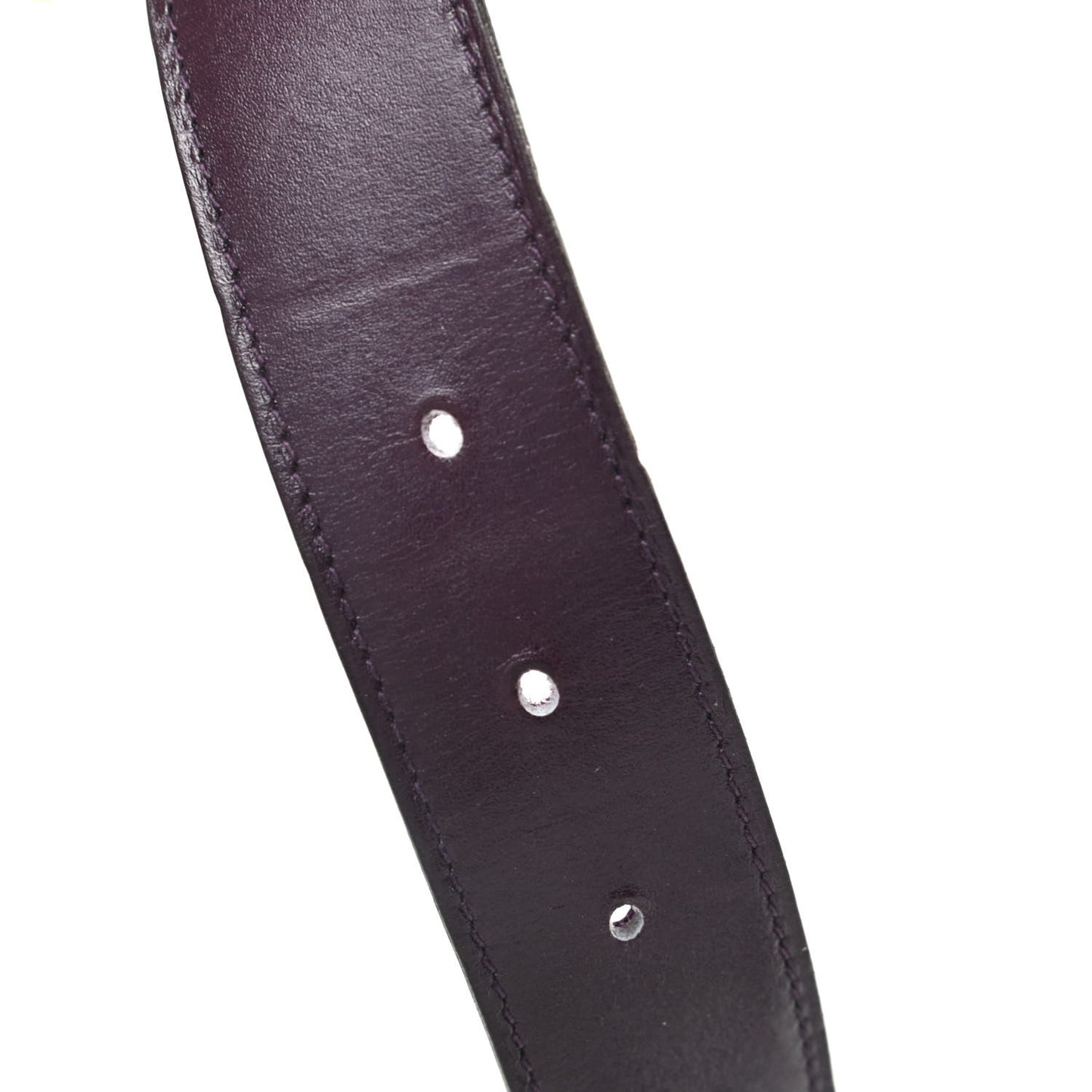 Box Togo 24mm Belt Strap 95 Violet Raisin