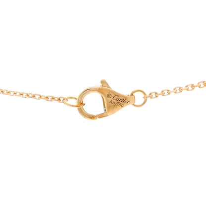 Cartier 18K Yellow Gold Diamond Mother of Pearl XS Amulette de Cartier Pendant Necklace 4 of 5