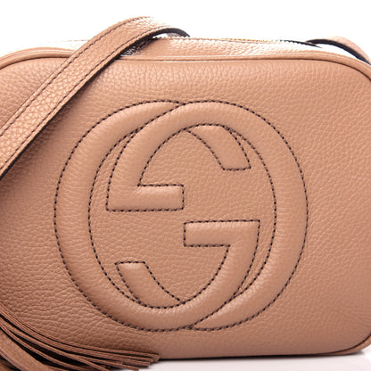 Gucci Pebbled Calfskin Small Soho Disco Bag Rose Beige 10 of 10