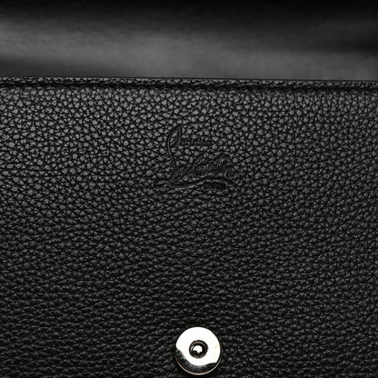 Christian Louboutin Calfskin Spikes Loubinthesky Paloma Clutch Black 7 of 11