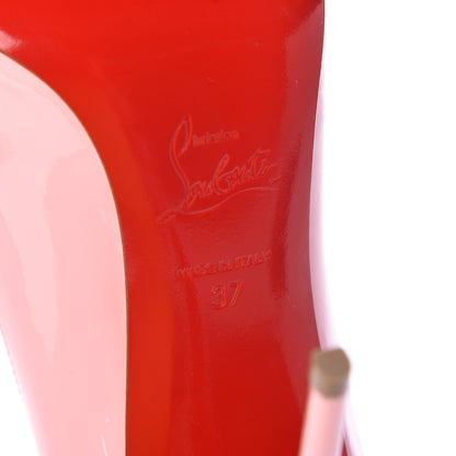 Christian Louboutin Patent Pigalle Follies 100 Pumps 37 Eglantine 9 of 10