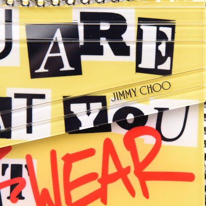 Jimmy Choo Acrylic You Are What You Wear Candy Clutch Yellow Multi 8 of 11