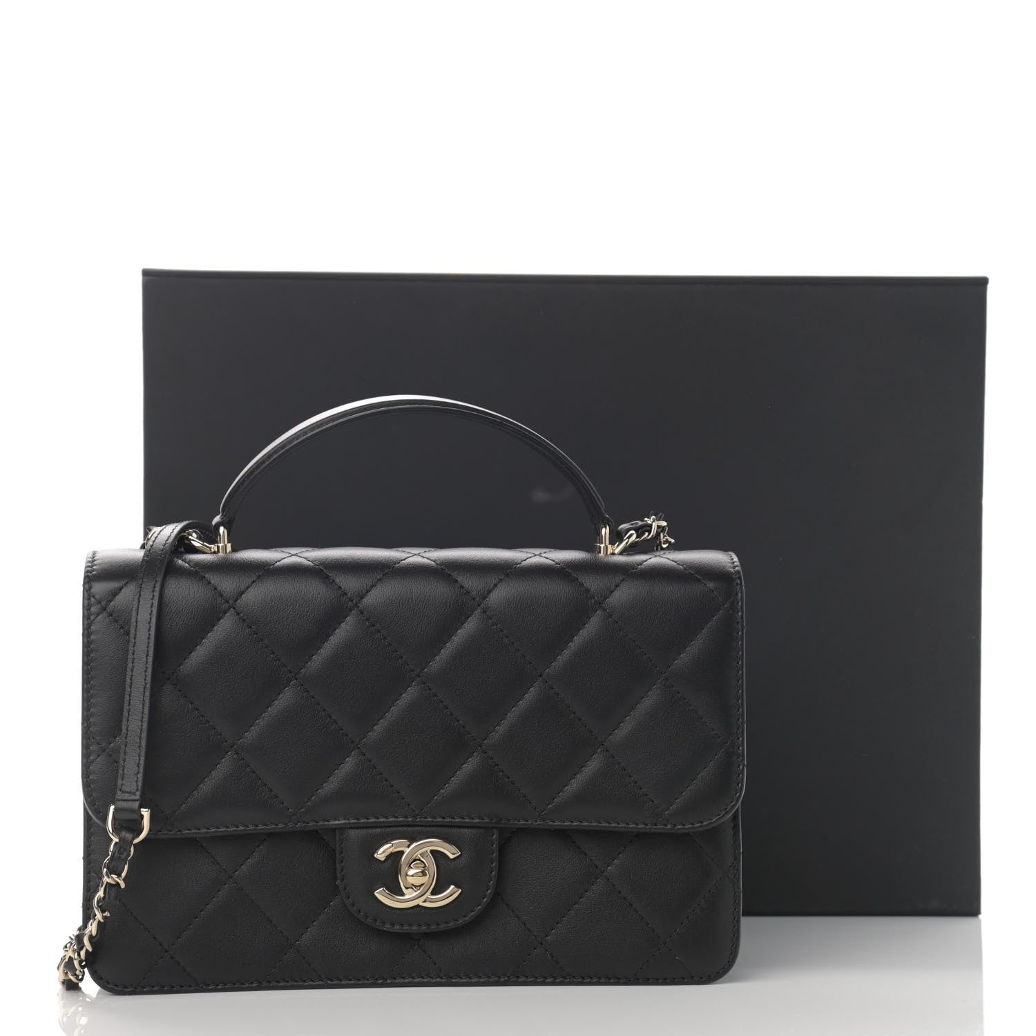 Chanel Calfskin Quilted Coco Lady Flap Black 14 of 14