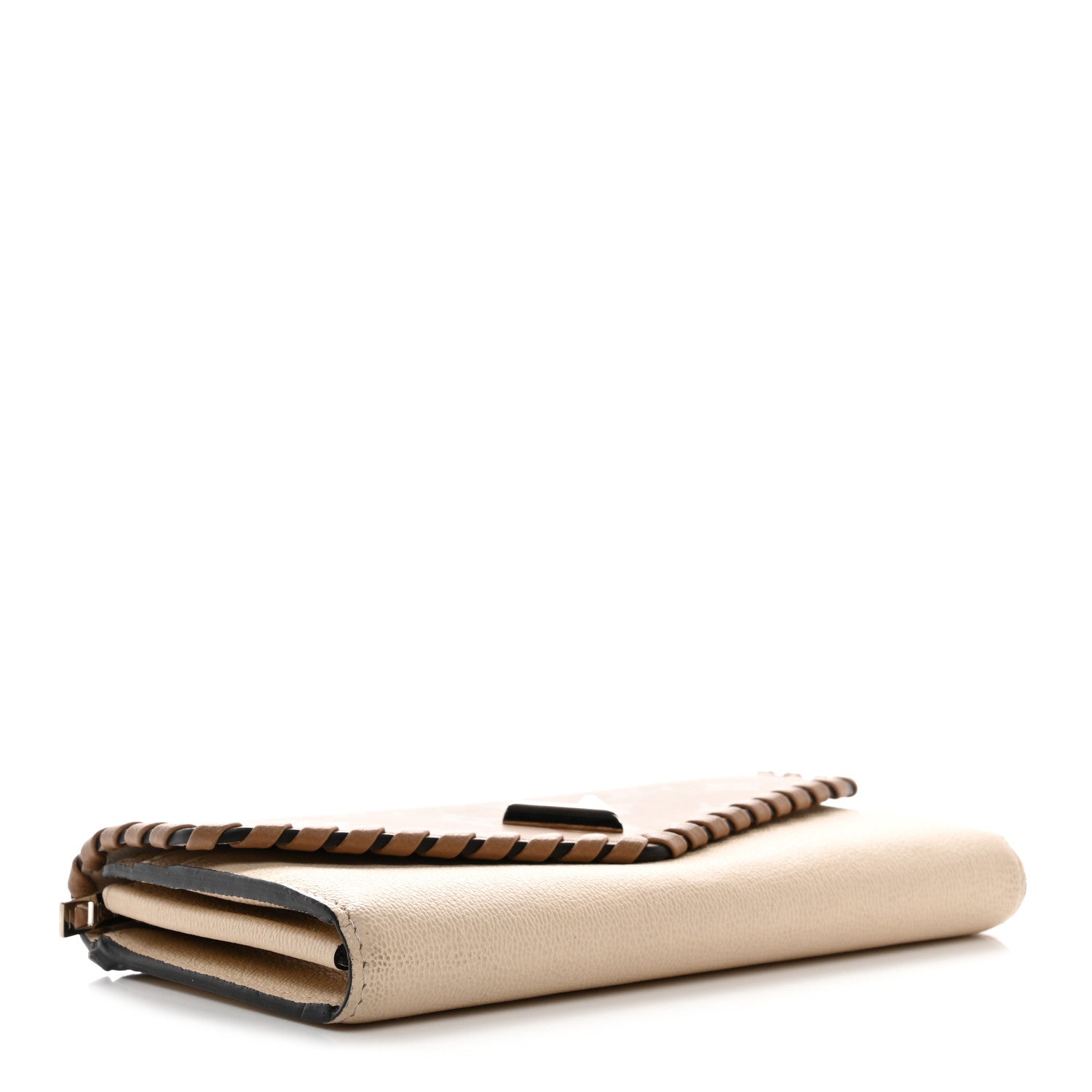 Louis Vuitton Monogram Cuir Plume Very Wallet Sesame Creme 4 of 14