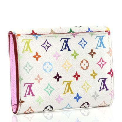 Louis Vuitton Monogram Multicolor Business Card Holder White Litchi 3 of 9