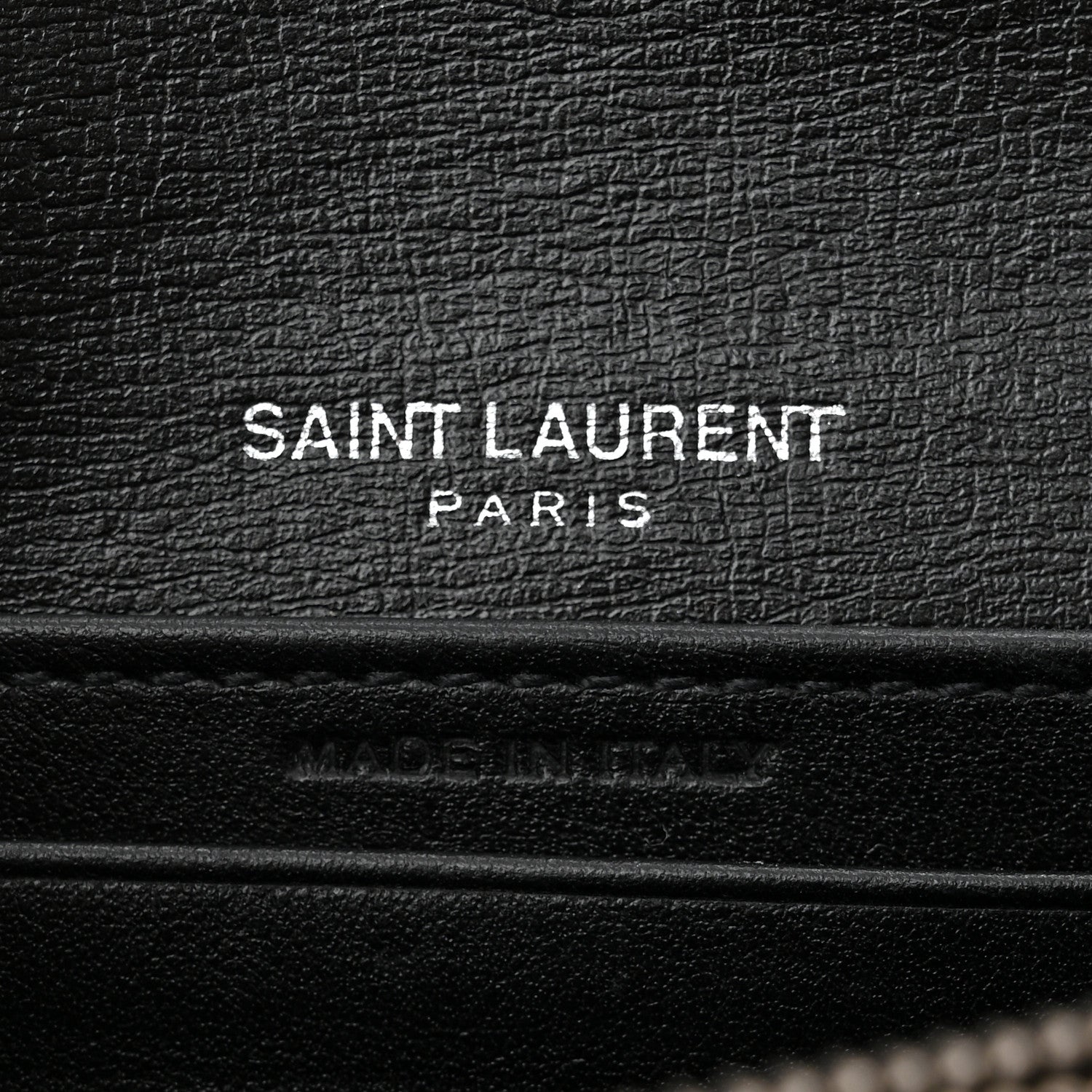 Saint Laurent Calfskin Monogram Sunset Chain Wallet 6 of 9