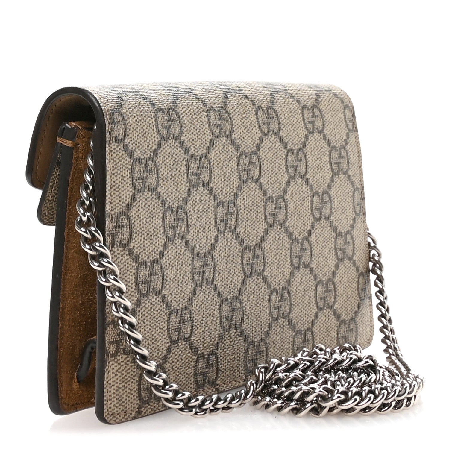 Gucci GG Supreme Monogram Super Mini Dionysus Shoulder Bag Taupe 5 of 19