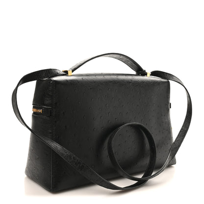 Loro Piana Ostrich Extra Bag L27 Black 3 of 9