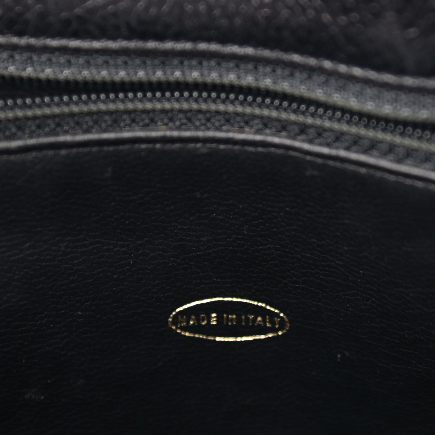 Caviar Flap Shoulder Bag Black