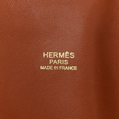 Hermes Veau Grizzly Evercolor Toolbox 26 Gold 6 of 12