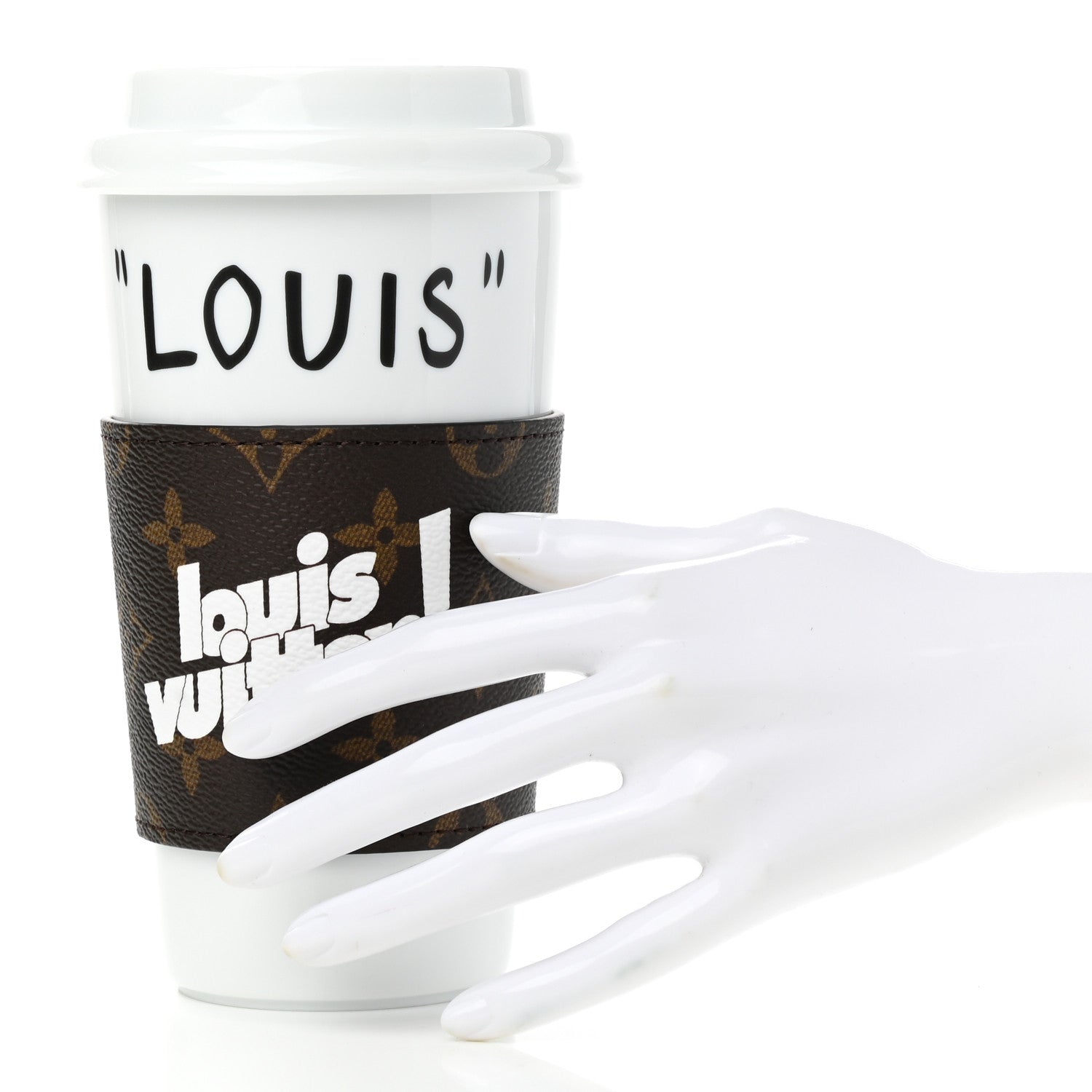 Louis Vuitton Monogram Calfskin Everyday LV Louis Cup 2 of 7