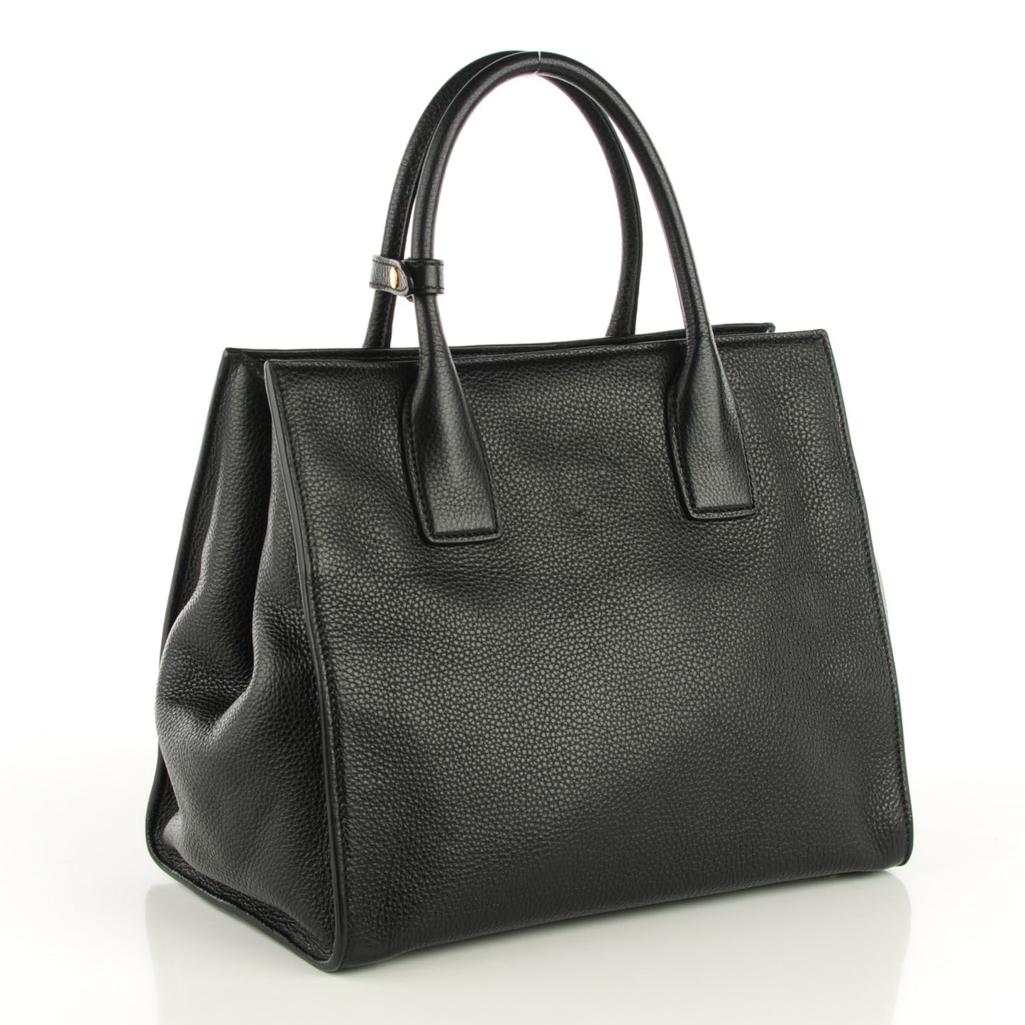 Vitello Daino Tote Nero Black