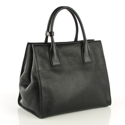 Prada Vitello Daino Tote Nero Black 3 of 7