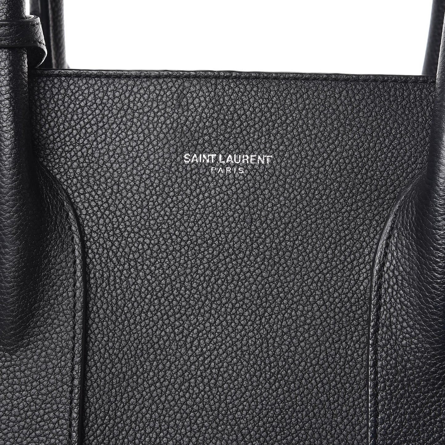 Grained Calfskin Large Sac De Jour Carryall Black