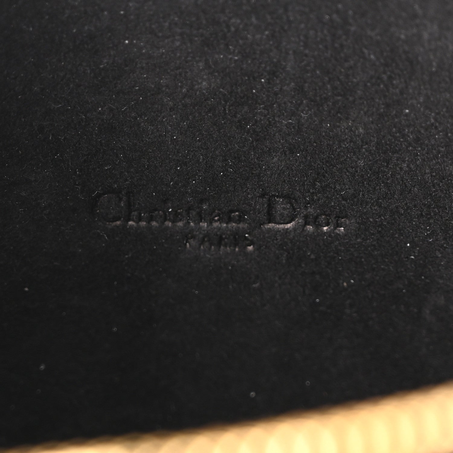 Christian Dior Grained Calfskin Caro Double Pouch Black 6 of 10