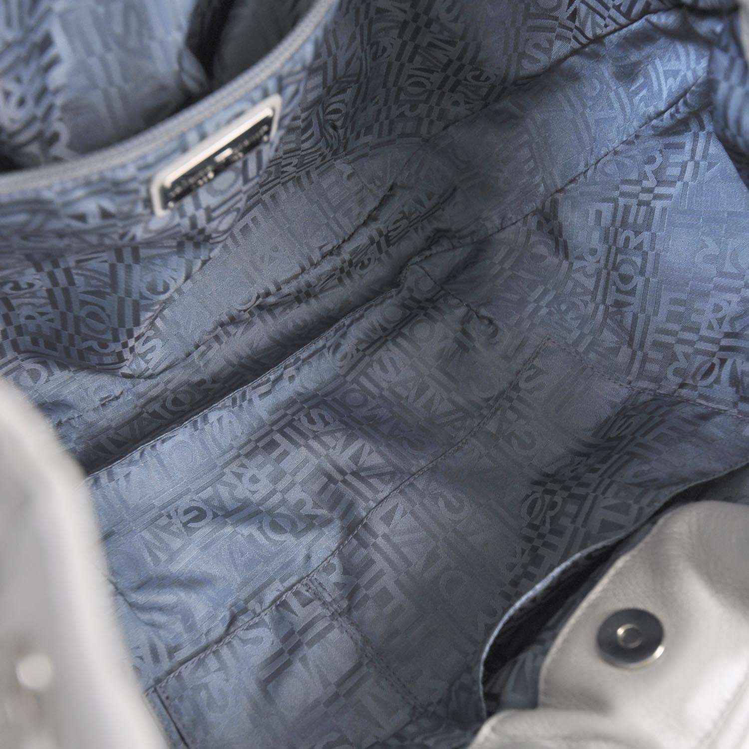 FASHIONPHILE SALVATOREFERRAGAMOLeatherLargeHoboGrey 6 of 8