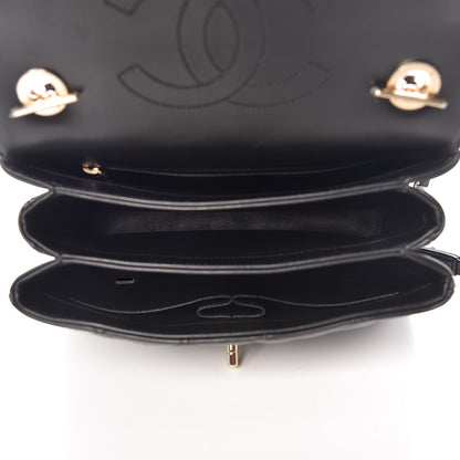 Chanel Lambskin Quilted Small Trendy CC Dual Handle Flap Bag Black 5 of 10