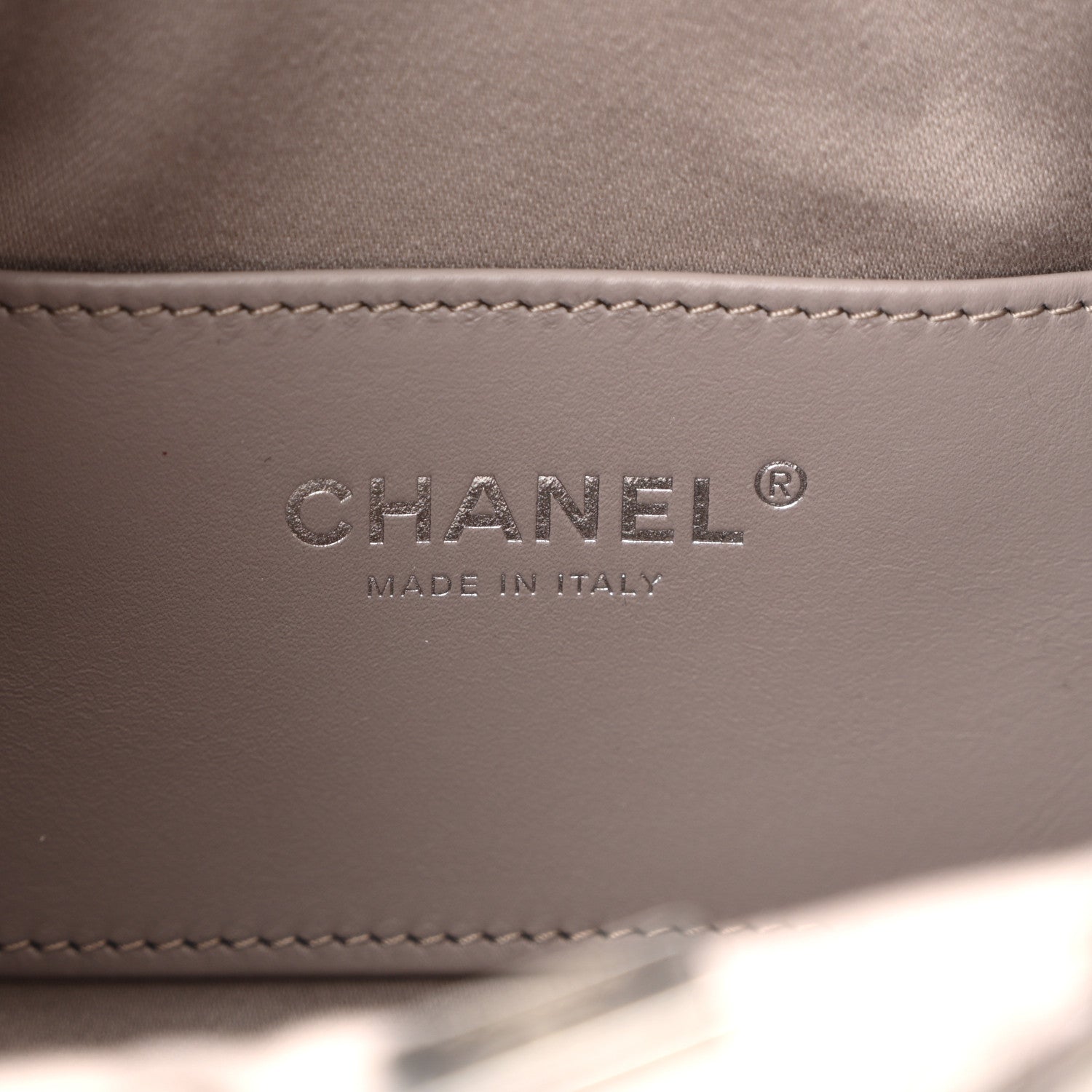 Chanel Caviar Quilted Mini Chanel 25 Handbag Dark Grey 6 of 10