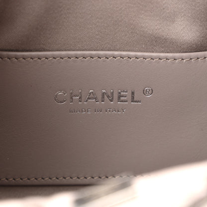 Chanel Caviar Quilted Mini Chanel 25 Handbag Dark Grey 6 of 10