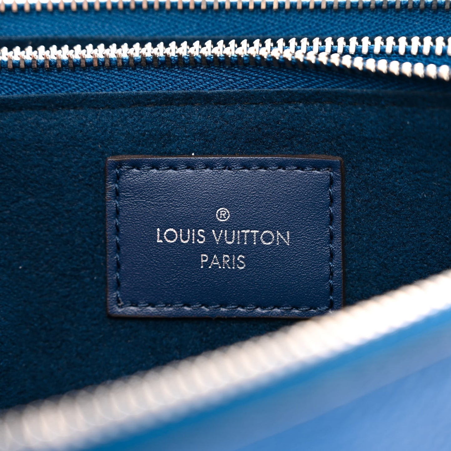 Monogram Giant Escale Double Zip Pochette Blue