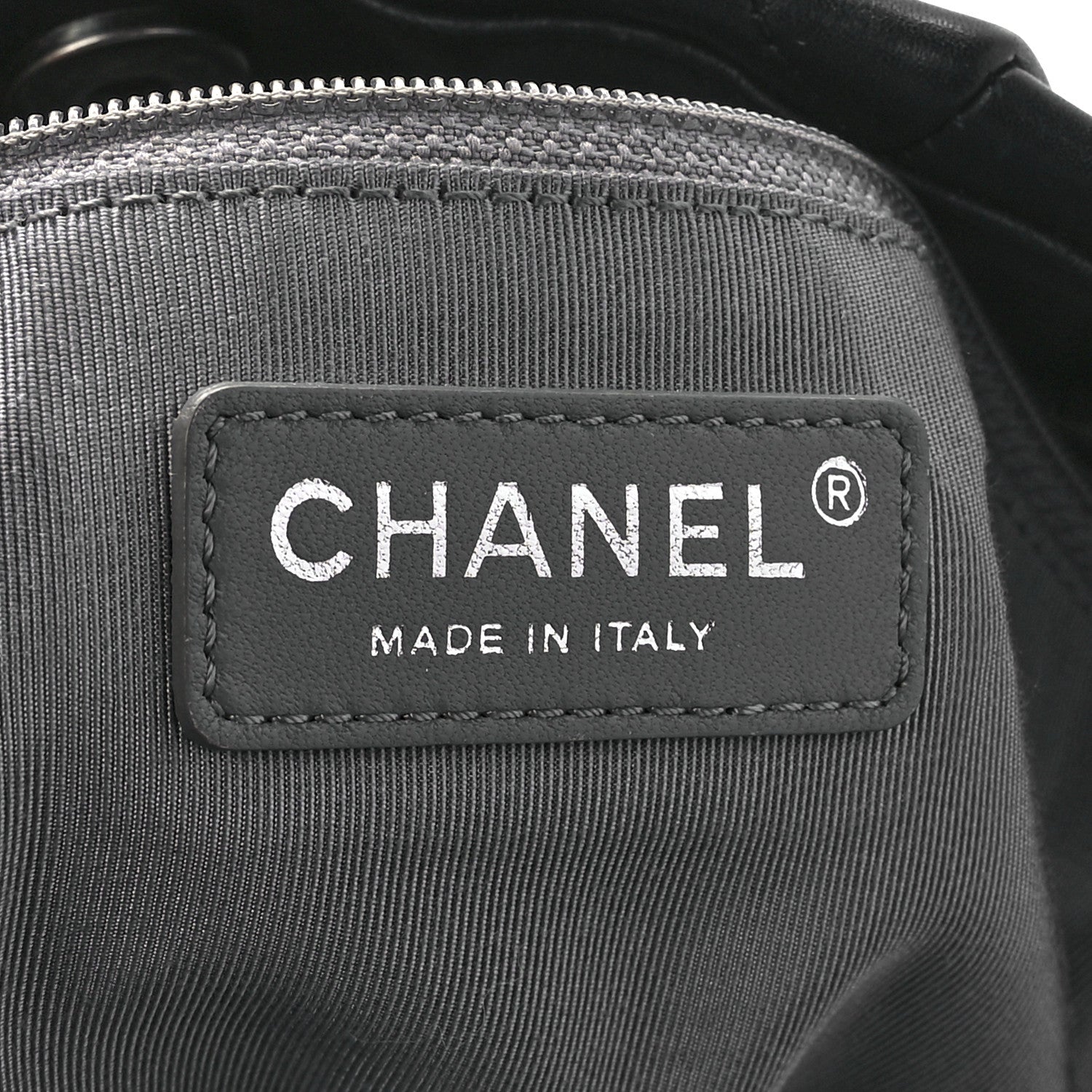 Chanel Calfskin Quilted Large Coco Pleats Tote Black 5 of 10