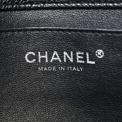 Chanel Caviar Quilted Clutch With Chain Flap Black 6 of 10