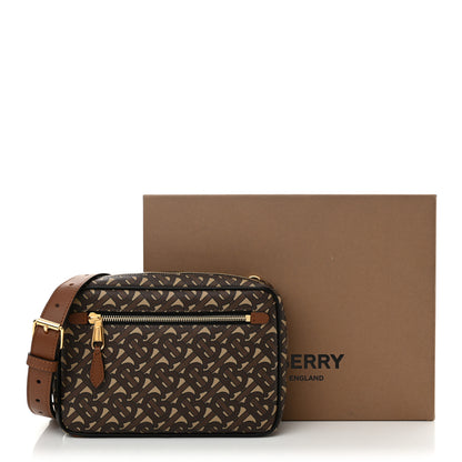 Burberry E-Canvas Monogram Camera Bag Bridle Brown 10 of 10
