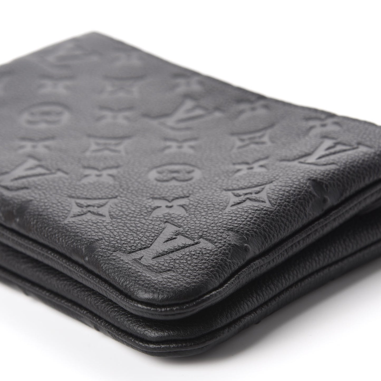 Empreinte Double Zip Pochette Black