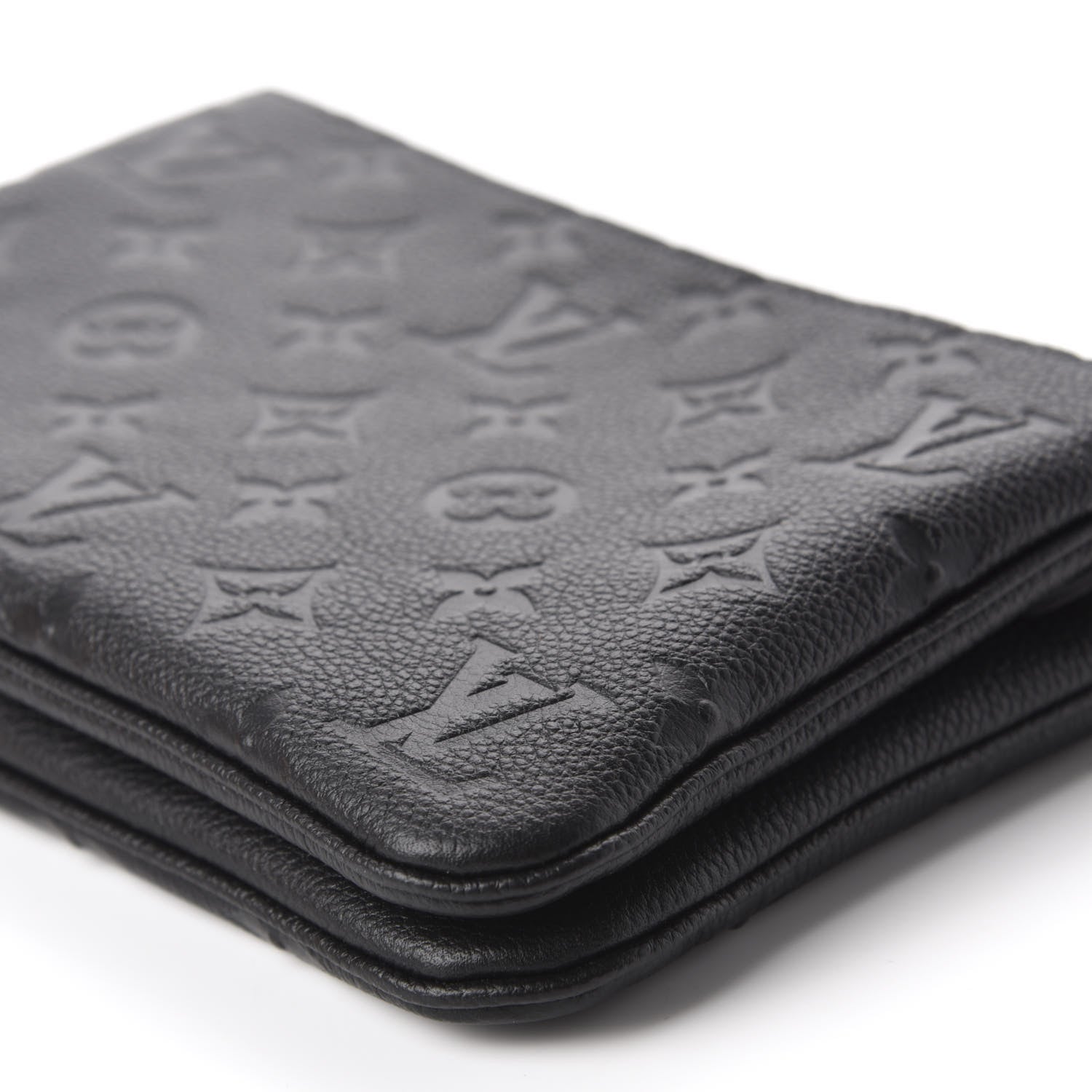 Louis Vuitton Empreinte Double Zip Pochette Black 7 of 11