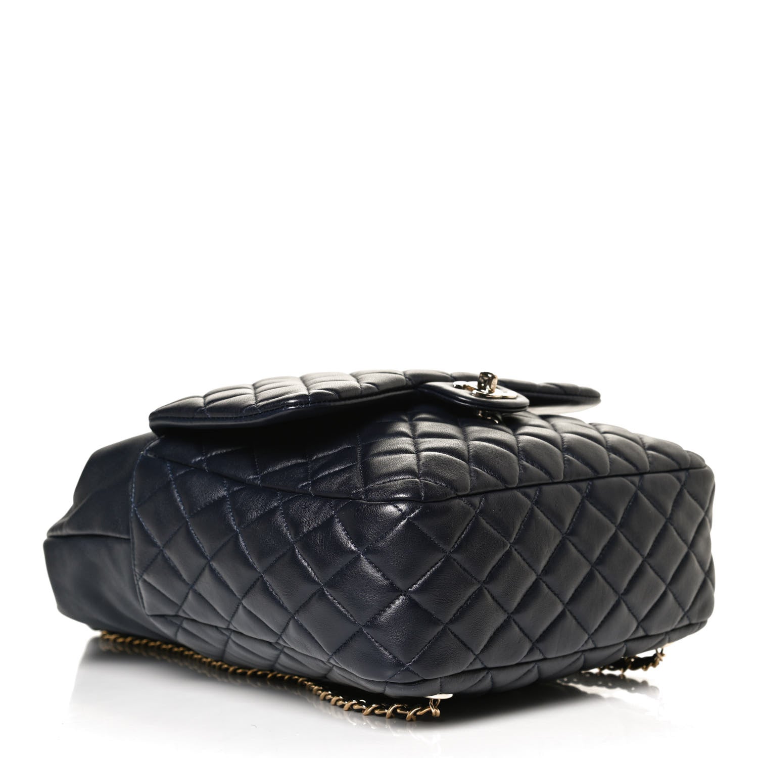 Chanel Lambskin Quilted Large In Seoul Backpack Navy 3 of 9