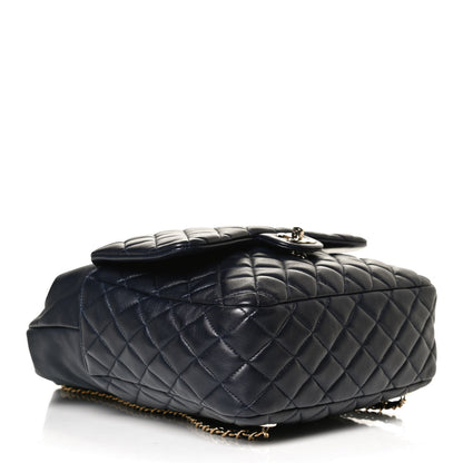Chanel Lambskin Quilted Large In Seoul Backpack Navy 3 of 9