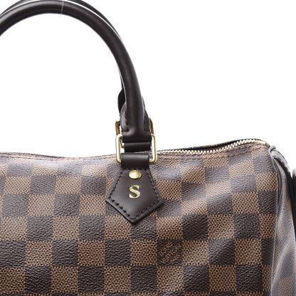 Louis Vuitton Damier Ebene Speedy Bandouliere 30 13 of 13