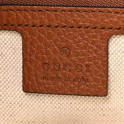 Gucci New Denim GG Monogram Calfskin Small Jackie 1961 Hobo Blue Tea Cuir 6 of 13