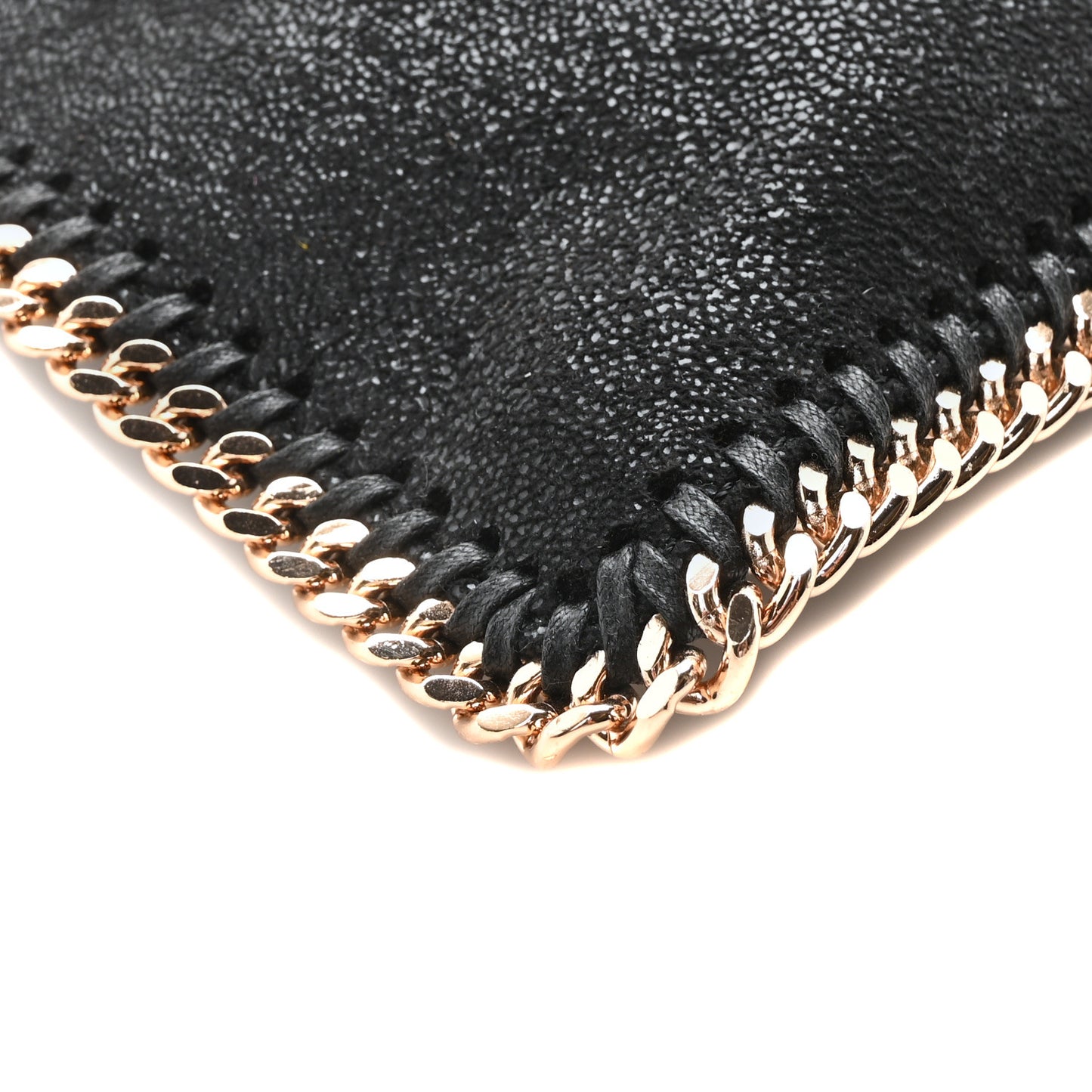 Shaggy Deer Falabella Tassel Flat Crossbody Black