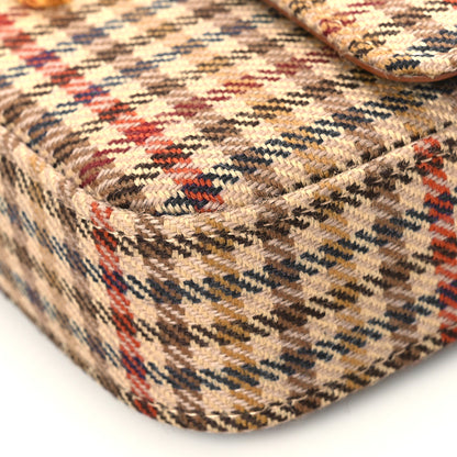 Celine Tweed Calfskin Triomphe Shoulder Bag Multicolor 8 of 8