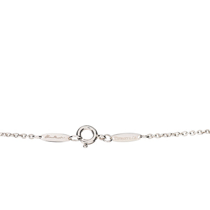 Tiffany Sterling Silver Elsa Peretti Infinity Cross Pendant Necklace 5 of 6